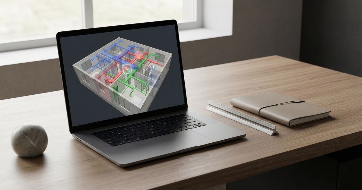 Compatibilização de automação residencial com projetos elétrico, hidráulico e HVAC para evitar conflitos na obra.